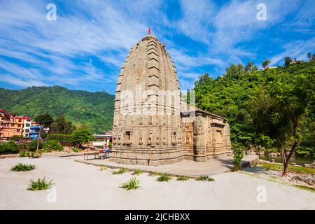 Panchbakhtar Temple is a hindu in Mandi town, Himachal Pradesh state in India Stock Photo