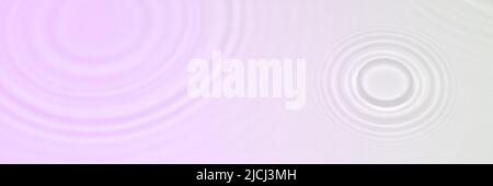 Serum or water texture close up. Light purple and white gradient water background. Transparent beauty skincare sample. Cosmetic clear liquid smudge Stock Photo
