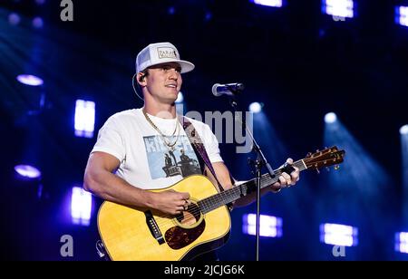 Parker McCollum performs during day 4 of the 2022 CMA FEST at Nissan ...