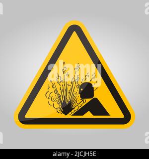 Explosion Release Of Pressure Symbol Sign, Vector Illustration, Isolate On White Background Label .EPS10 Stock Vector