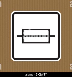 Fuse Symbol Sign, Vector Illustration, Isolate On White Background Label. EPS10 Stock Vector