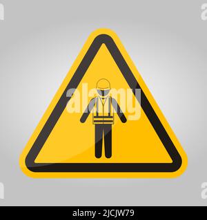 Symbol Wear Life Jacket Isolate On White Background Stock Vector