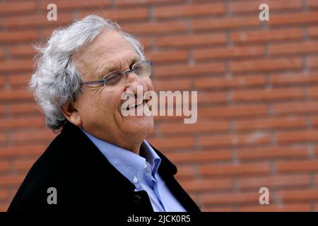 Rome, Italy, 27 March, 2010. Israeli writer Abraham Yehoshua portrayed during a literary festival. Yehoshua passed away on June 14, 2022, at the age of 85. Stock Photo