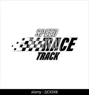 Sport flags lines silhouettes text lines Stock Vector