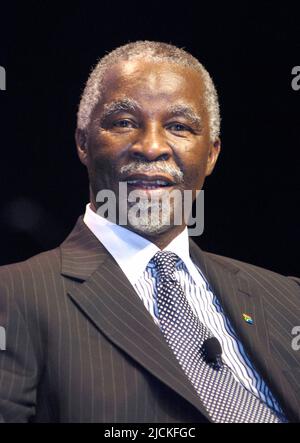 ARCHIVE PHOTO: Thabo MBEKI celebrates his 80th birthday on June 17th, 2022, Thabo MBEKI, RSA, President of South Africa, politician, portrait, portrait, presentation for the Soccer World Cup 2010 in South Africa/Africa on July 7th, 2006 in the Tempodrom in Berlin; Soccer World Cup 2006 FIFA World Cup 2006, from 09.06. - 09.07.2006 in Germany Stock Photo