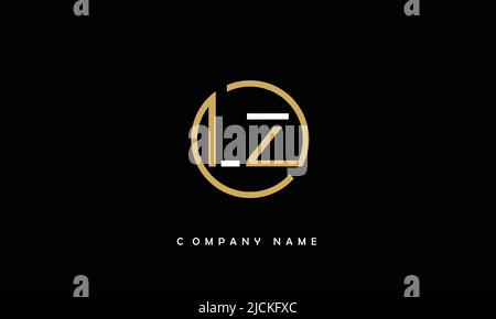 LZ, ZL Alphabets Letters Logo Monogram Stock Vector