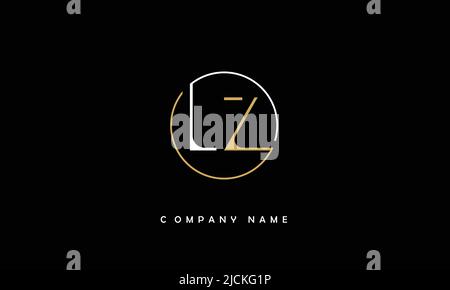 LZ, ZL Alphabets Letters Logo Monogram Stock Vector