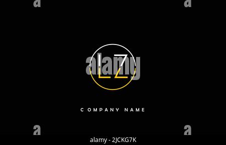 LZ, ZL Alphabets Letters Logo Monogram Stock Vector
