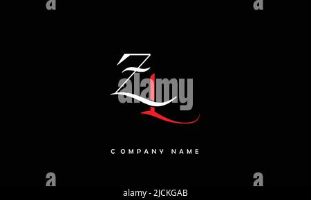 LZ, ZL Alphabets Letters Logo Monogram Stock Vector