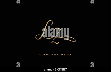 LZ, ZL Alphabets Letters Logo Monogram Stock Vector
