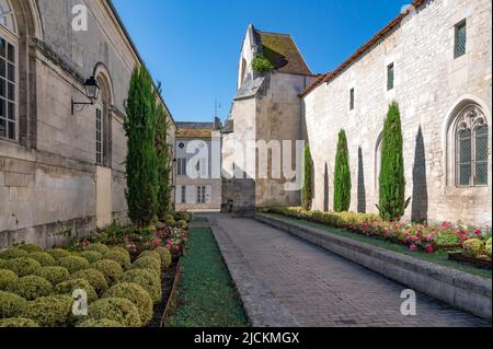 The former church and couvent des Jacobins de Saintes in Saintes, France Stock Photo