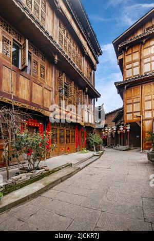 Old Town street, Kaili, Guizhou Province, China Stock Photo - Alamy