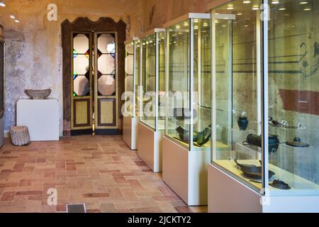 G. Buratto Civic Art Gallery, Palazzo Compagnucci palace, Montecassiano, Marche, Italy, Europe Stock Photo