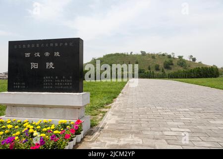 General scene at the Han Yang Ling mausoleum (or the Yang Ling ...