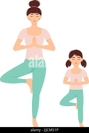 Premium Vector  Yoga poses to release trauma young woman practicing yoga  pose woman workout fitness aerobic and e