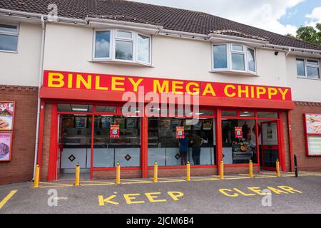 Binley Mega Chippy, Coventry, Made Famous By A Viral Tik Tok Video ...