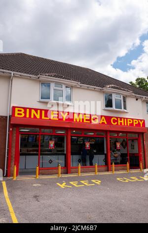 Binley Mega Chippy, Coventry, Made Famous By A Viral Tik Tok Video ...