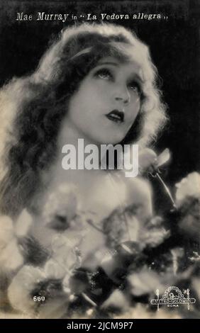 Portrait of Mae Murray in The Merry Widow (1925)  - Silent Hollywood era Stock Photo