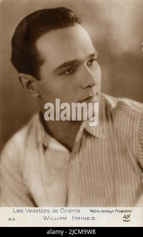 Portrait of William Haines 003 - Silent Hollywood era Stock Photo