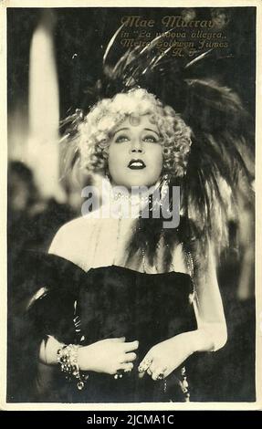 Portrait of Mae Murray in The Merry Widow (1925) - Silent Hollywood era Stock Photo