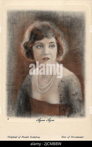 Portrait of Agnes Ayres 005 - Silent Hollywood era Stock Photo