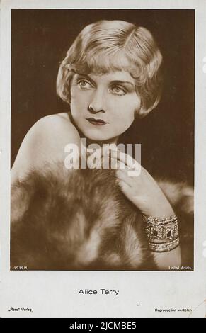 Portrait of Alice Terry 004 - Silent Hollywood era Stock Photo