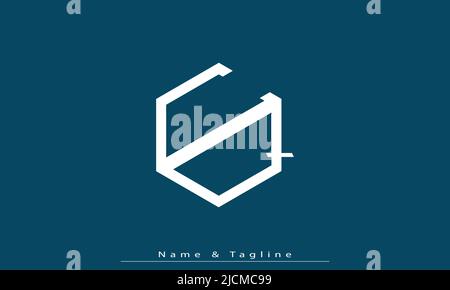 Alphabet letters Initials Monogram logo CQ , QC Stock Vector