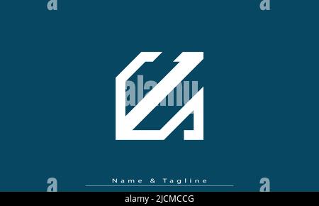 Alphabet letters Initials Monogram logo CS , SC Stock Vector