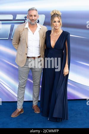 Dane Bowers & Laura Anderson attend the UK Premiere of "Lightyear" at