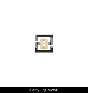 Alphabet letters Initials Monogram logo IZ, ZI, Z and I Stock Vector