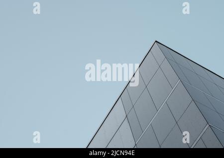 Minimalist Triangular Architecture With Copy Space Stock Photo