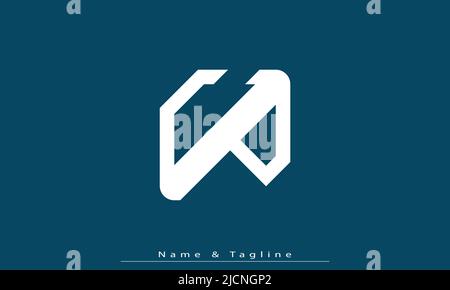 Alphabet letters Initials Monogram logo CP , PC Stock Vector