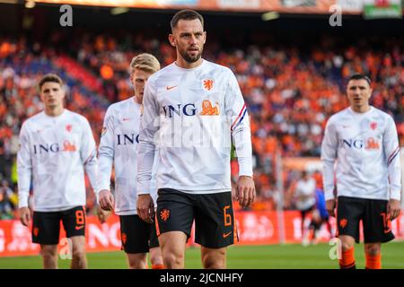 Rotterdam, Netherlands. 14 June 2022, Rotterdam, Netherlands. 14 June 2022, /b6/ during the match between Holland v Wales at Stadion Feijenoord de Kuip on 14 June 2022 in Rotterdam, Netherlands. (Box to Box Pictures/Yannick Verhoeven) Stock Photo
