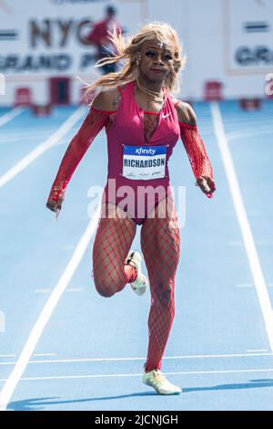 Second place finisher Sha'Carri Richardson (USA )in the women's 100m at