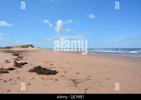 Atlantic storm with waves and grey water Stock Photo