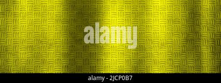 Background of gold metal diamond pattern. 3d rendering Stock Photo