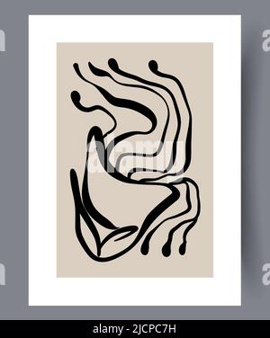 Minimalistic printable art wall posters Stock Vector Image & Art - Alamy
