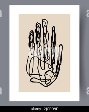 Minimalistic printable art wall posters Stock Vector Image & Art - Alamy