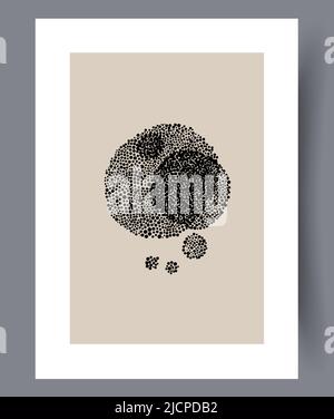 Printable modern minimalistic artworks  Stock Vector