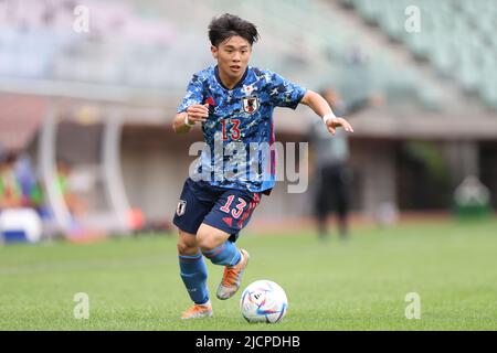 Yuatec Studium Sendai Miyagi Japan 12th June 22 Keita Kosugi Jpn June 12 22 Football Soccer U 16 International Dream Cup 22 Japan Match Between Japan 2 0 Mexico At Yuatec Studium