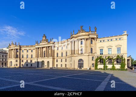 The Faculty of Law building of the Humboldt University on Bebelplatz in central Berlin, Germany Stock Photo