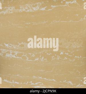 Closeup beige colored marble texture for background Stock Photo