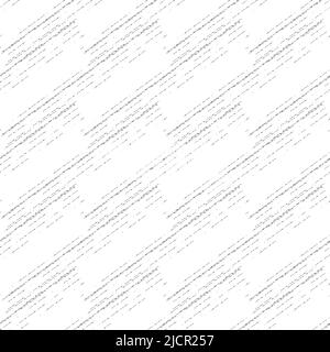 Abstract vector background with glitch diagonal lines distortion. Seamless noise texture monochrome backdrop. Brushstroke slanted linear style fine Stock Vector