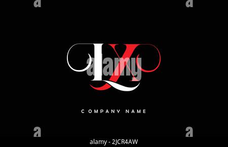 LX, XL Alphabets Letters Logo Monogram Stock Vector