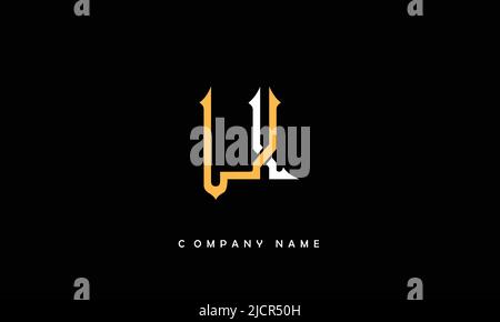 LX, XL Alphabets Letters Logo Monogram Stock Vector