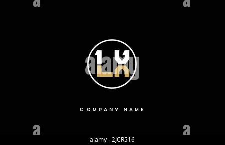 LX, XL Alphabets Letters Logo Monogram Stock Vector