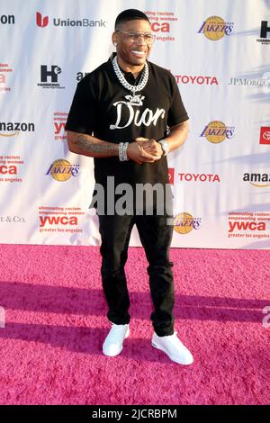 Los Angeles, USA. 14th June, 2022. LOS ANGELES - JUN 14: Nelly at the 2022 YWCA Greater Los Angeles Phenomenal Woman Awards at the You Tube Theater on June 14, 2022 in Los Angeles, CA (Photo by Katrina Jordan/Sipa USA) Credit: Sipa USA/Alamy Live News Stock Photo