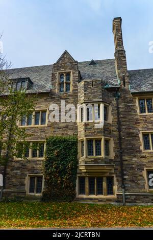 PRINCETON, NJ USA - NOVENBER 12, 2019: a view of Foulke Hall at Princeton University. Stock Photo