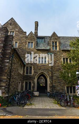 PRINCETON, NJ USA - NOVENBER 12, 2019: a view of Foulke Hall at Princeton University. Stock Photo