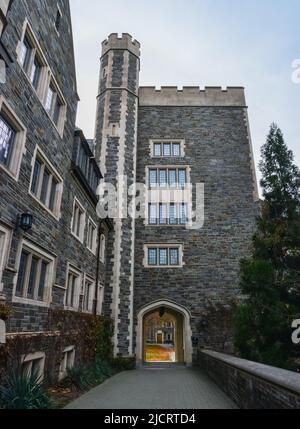 PRINCETON, NJ USA - NOVENBER 12, 2019: a view of Foulke Hall at Princeton University. Stock Photo